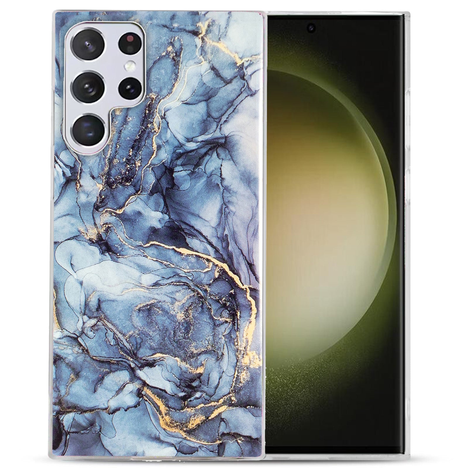 For Samsung Galaxy S23 Ultra IMD Marble Pattern Anti-collision TPU Case Back Protector Phone Cover For Samsung Galaxy S23 Ultra IMD Marble Pattern Anti-collision TPU Case Back Protector Phone Cover